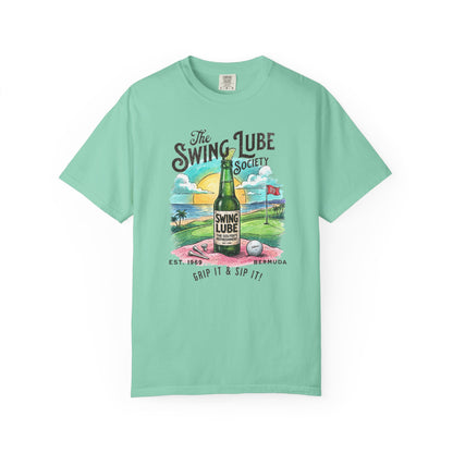 Grip It & Sip It T-Shirt 1 — Swing Lube Society Signature Apparel