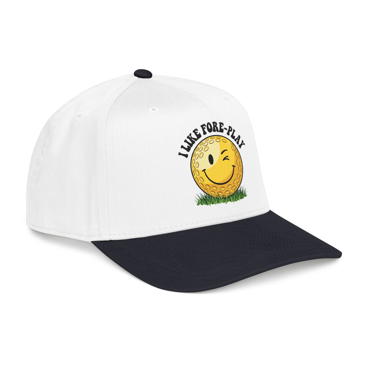 "I Like Fore-Play" Winking Golf Hat - It's a Golf Day Statement Headwear