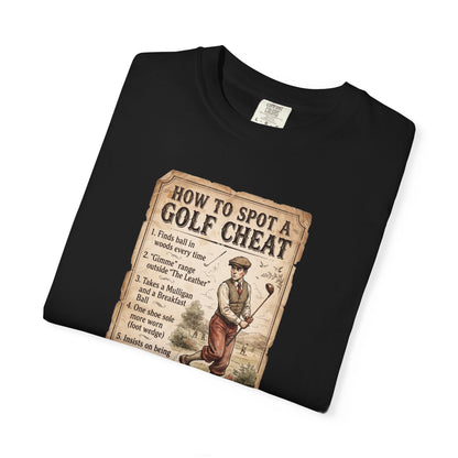 "How to Spot a Golf Cheat" Vintage Tee - The Shag Bag Apparel