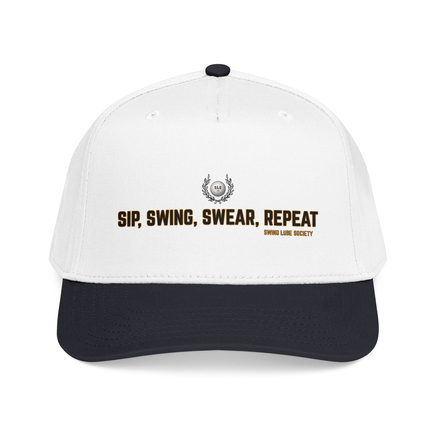 Sip, Swing, Swear, Repeat Baseball Cap - Swing Lube Society Headwear