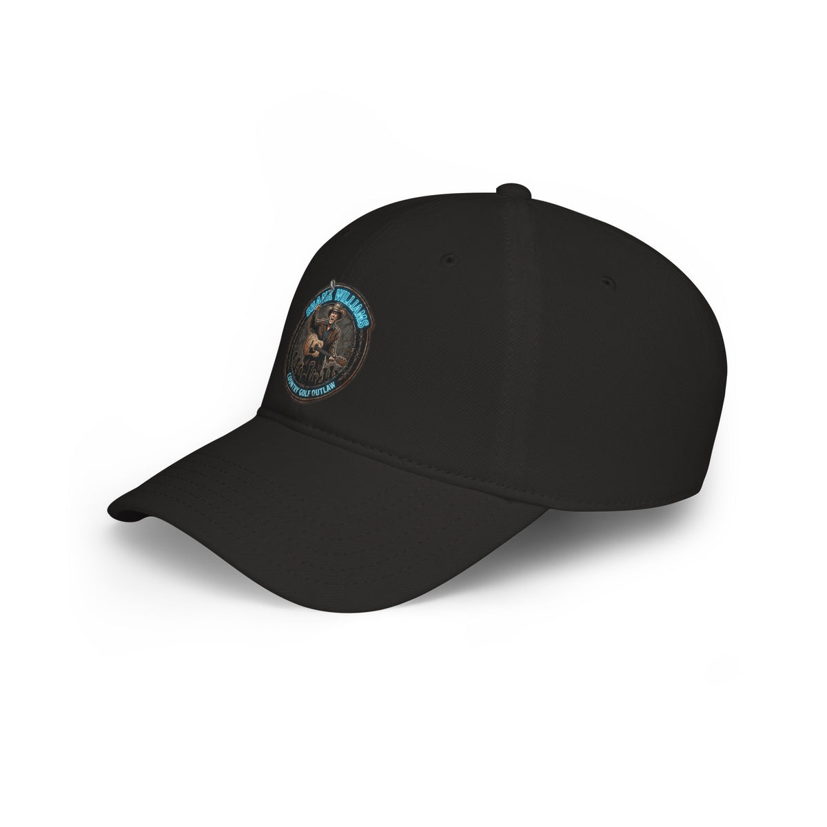 Shank Williams Golf Noir Cap - Country Club Crooners Statement Headwear