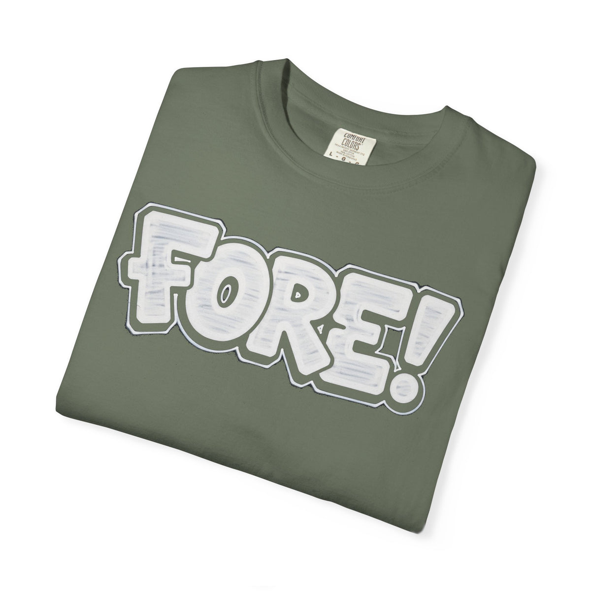 Fore! Golf Graphic T‑Shirt — Golffiti Signature Apparel