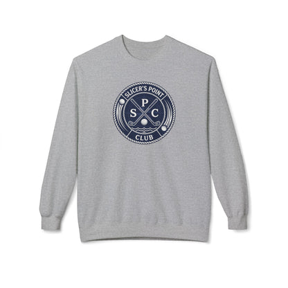 Slicer's Point Club Crewneck Sweatshirt — Fictional Fairways Signature Apparel