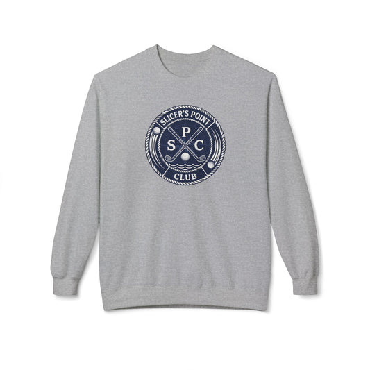 Slicer's Point Club Crewneck Sweatshirt — Fictional Fairways Signature Apparel