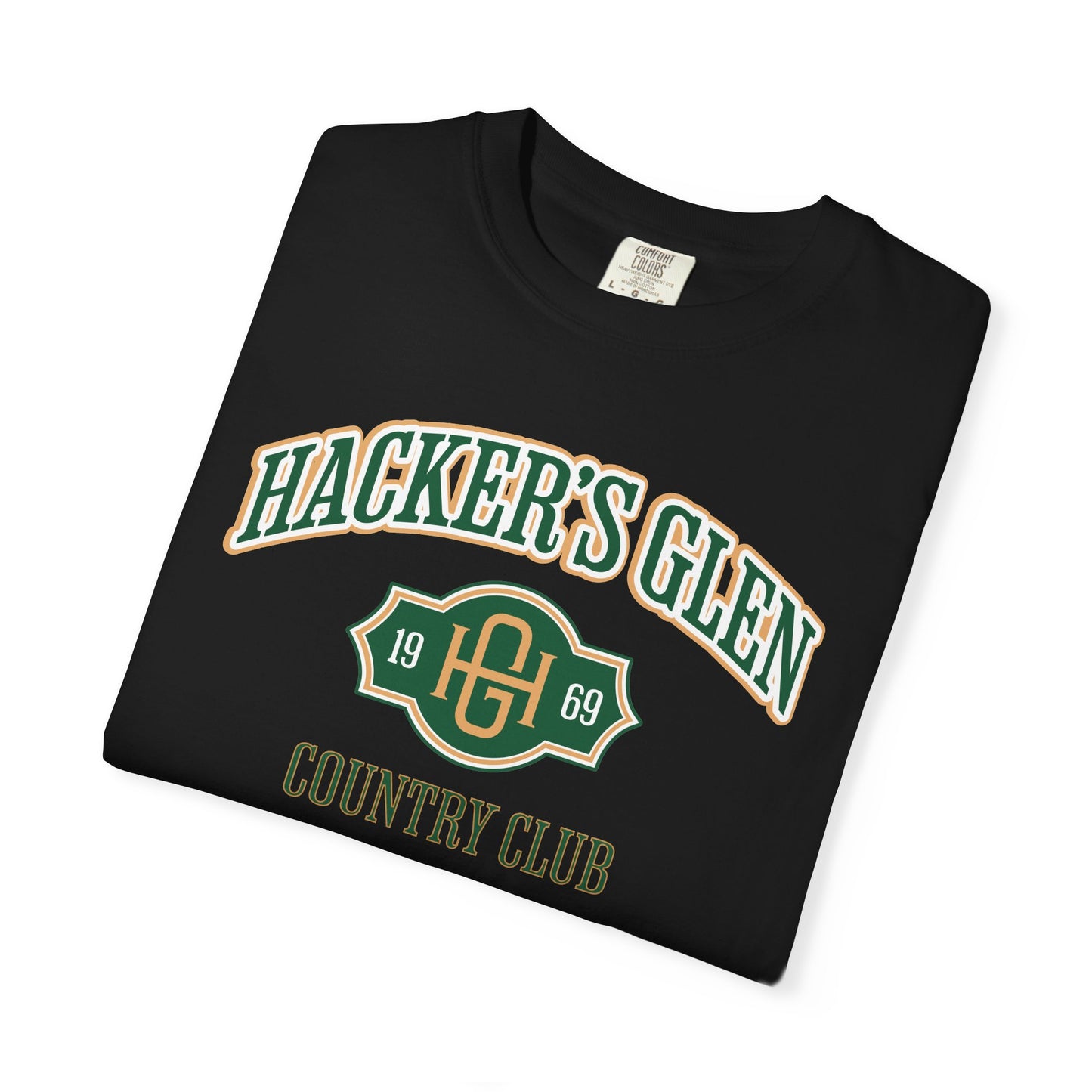 Hacker's Glen Country Club T-Shirt - Fictional Fairways Signature Apparel