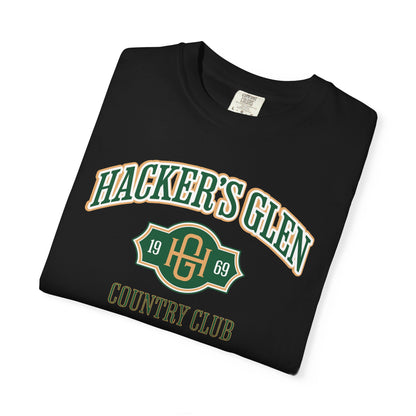 Hacker's Glen Country Club T-Shirt - Fictional Fairways Signature Apparel