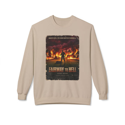 Fairway to Hell Crewneck Sweatshirt – Starring Vincent Slice of GOLF NOIR