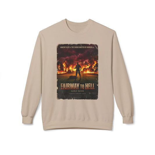 Fairway to Hell Crewneck Sweatshirt – Starring Vincent Slice of GOLF NOIR