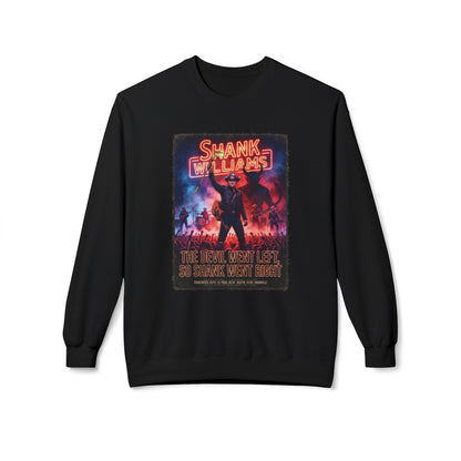 The Devil Went Left Golf Noir Sweatshirt - Shank Williams Apparel