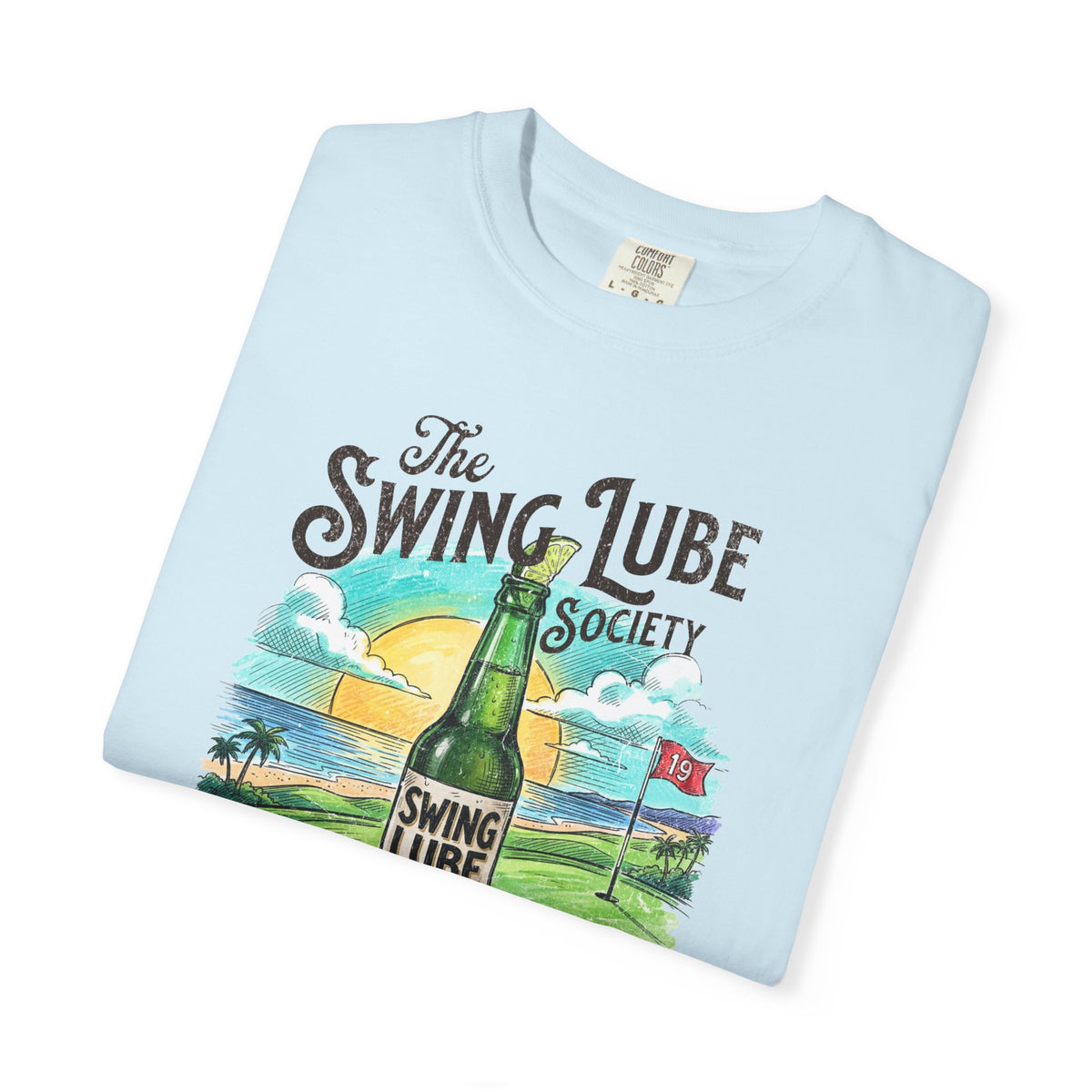 Grip It & Sip It T-Shirt 1 — Swing Lube Society Signature Apparel