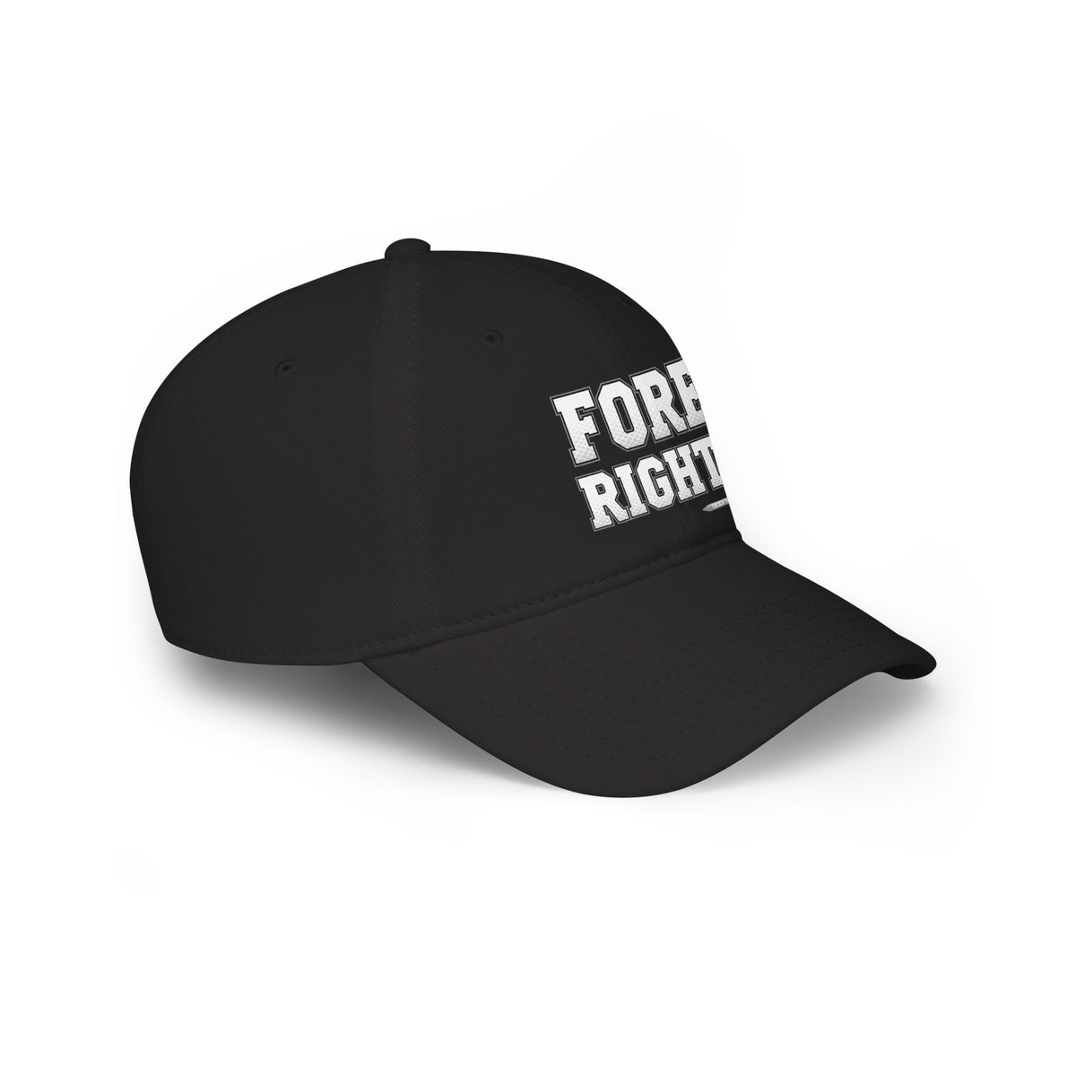 "Fore Right!" Low Profile Golf Hat - Tee Box Trash Talk Signature Headwear