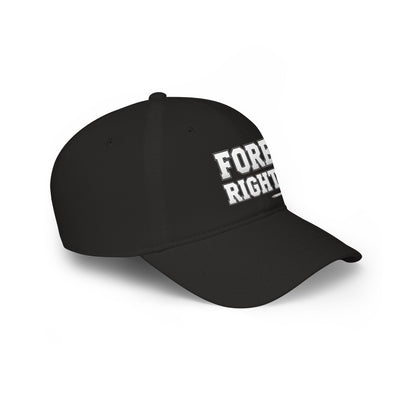 "Fore Right!" Low Profile Golf Hat - Tee Box Trash Talk Signature Headwear