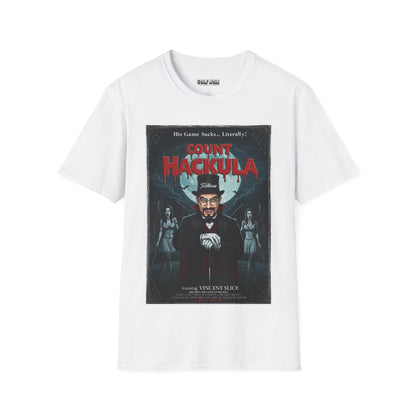 COUNT HACKULA T-Shirt - Starring VINCENT SLICE- Golf Noir Signature Apparel