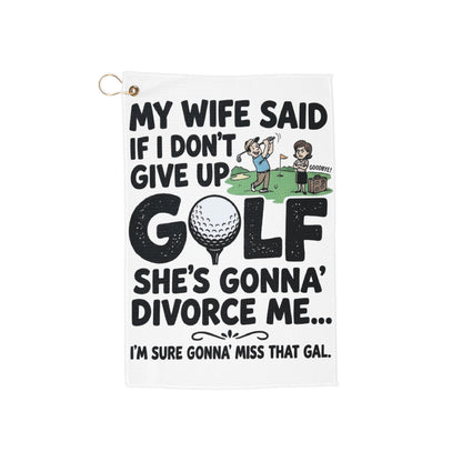 Divorce Golf Towel - The Shag Bag Towel