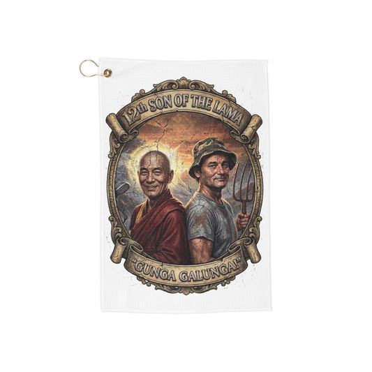 12th Son of The Lama Golf Towel - GOLF NOIR Gear
