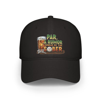 XXX-OUT Baseball Cap — "Par, A Rumor Spread by the Sober" - Statement Headwear