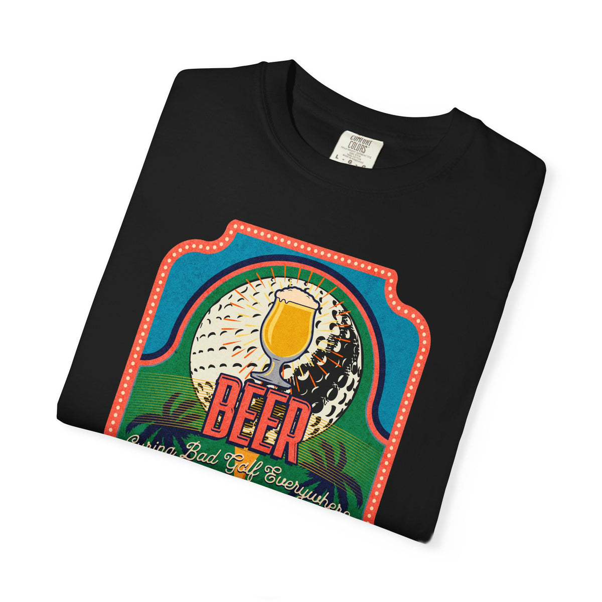 Beer Curing Bad Golf T-Shirt 2 — Swing Lube Society Signature Apparel
