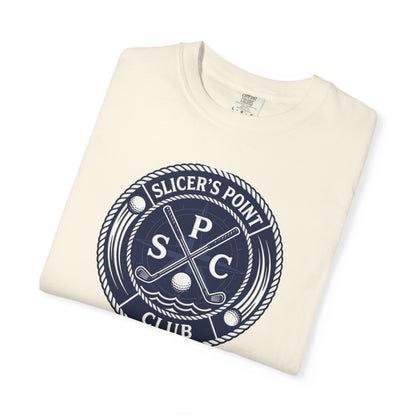 Slicer's Point Club T-Shirt – Fictional Fairways Signature Apparel
