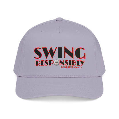 Swing Responsibly Baseball Cap — Swing Lube Society Headwear