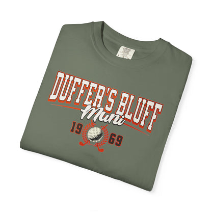 Duffer's Bluff Muni T-Shirt — Fictional Fairways Signature Apparel