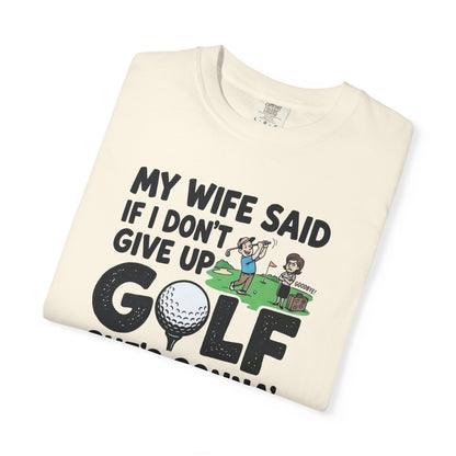 Divorce Golf T-Shirt — The Shag Bag Apparel