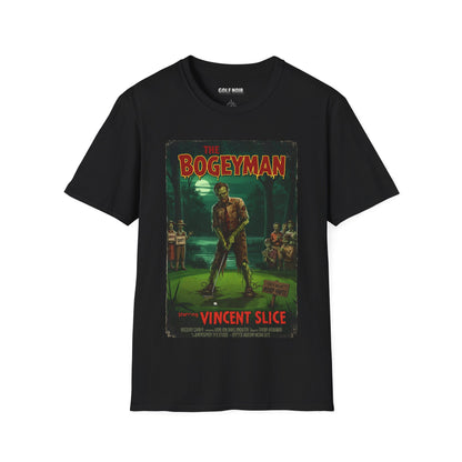 THE BOGEYMAN T-Shirt - Starring VINCENT - Golf Noir Signature Apparel