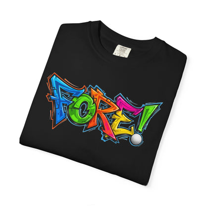 “FORE!” Golf T-Shirt — Golffiti Signature Apparel