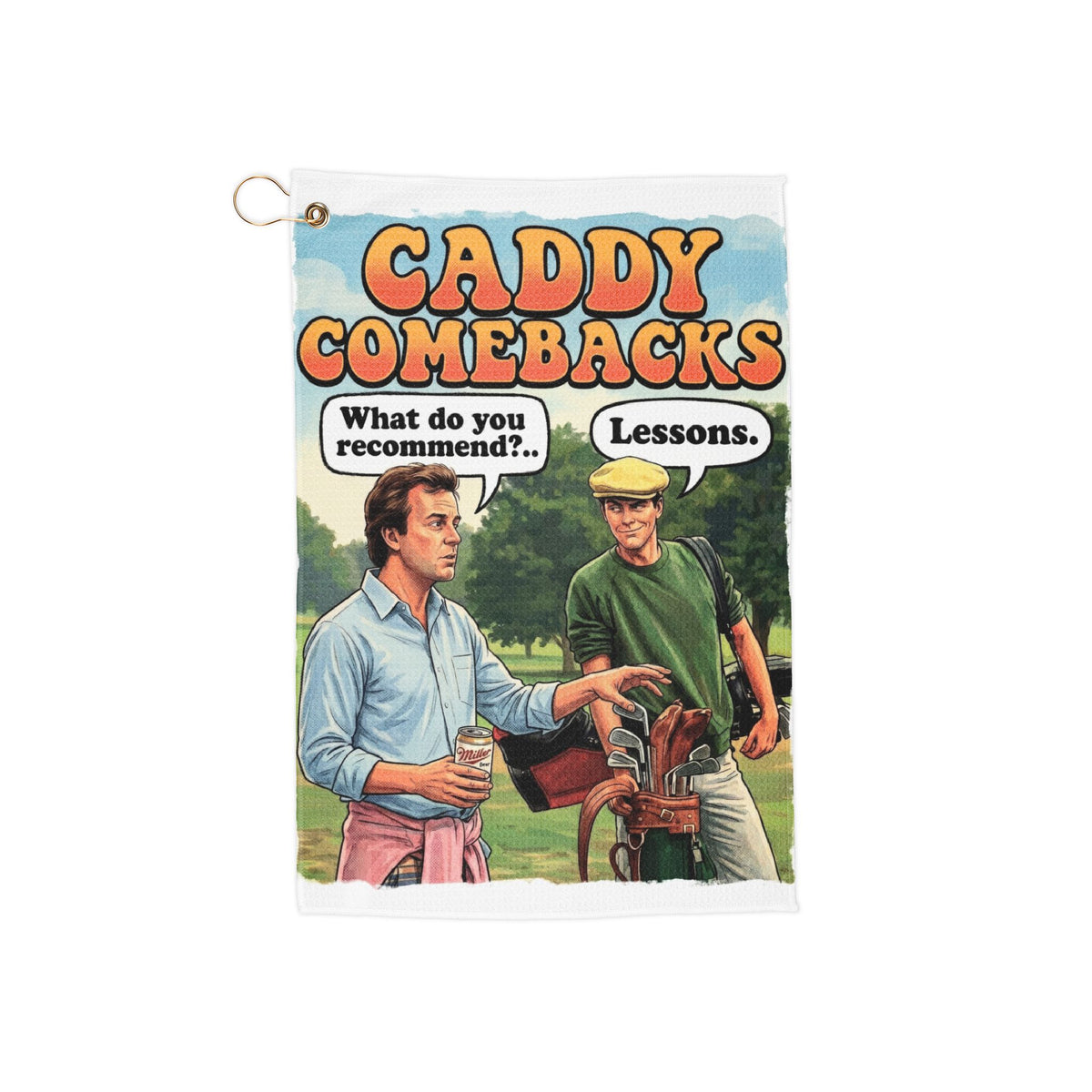 Caddy Comebacks Golf Towel – The Shag Bag Towel