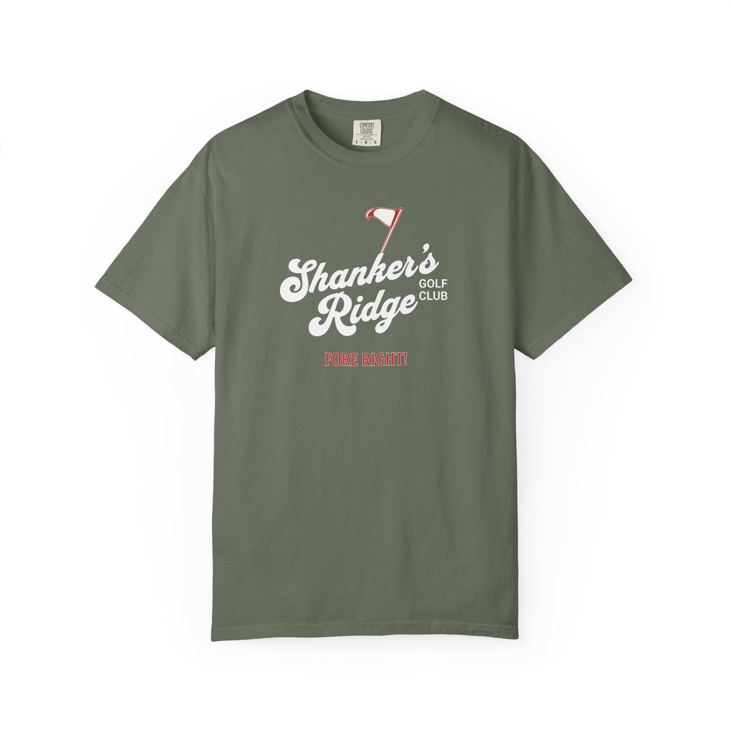 Shanker's Ridge Golf Club T-Shirt — Fictional Fairways Signature Apparel
