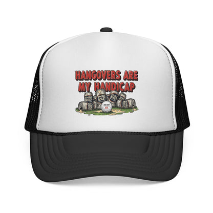 "Hangovers Are My Handicap" Trucker Cap — XXX-OUT Designs Headwear