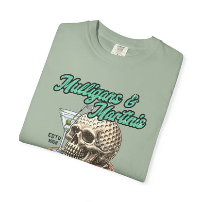 M&M Skull Ball Tee — Mulligans & Martinis Signature Apparel