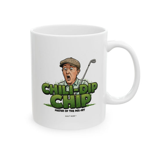 CHILI-DIP CHIP Mug - Master of The Mis-Hit- Golf Noir Accessories