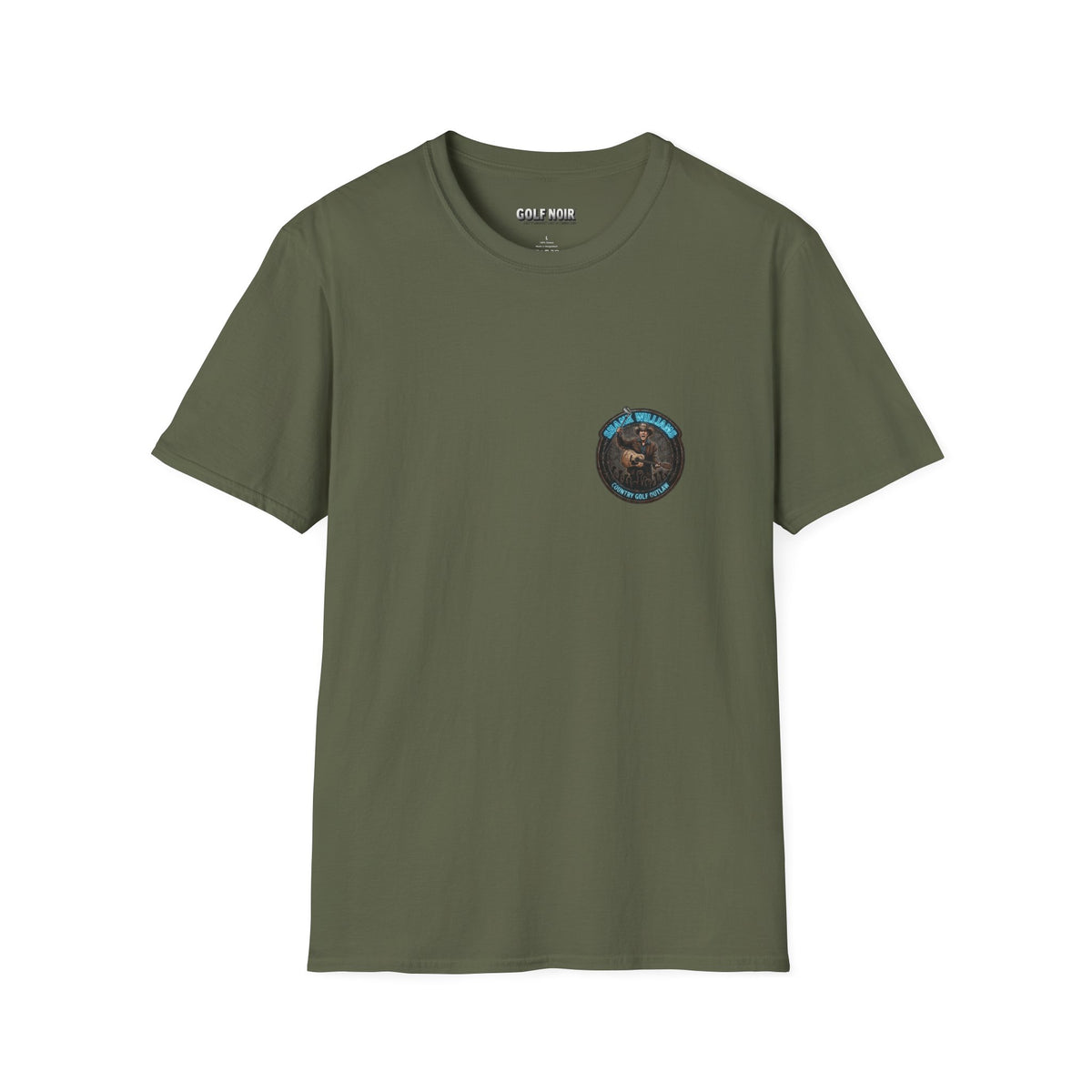 TAKE THIS CLUB AND SHOVE IT! Golf Noir T-Shirt - Starring SHANK WILLIAMS
