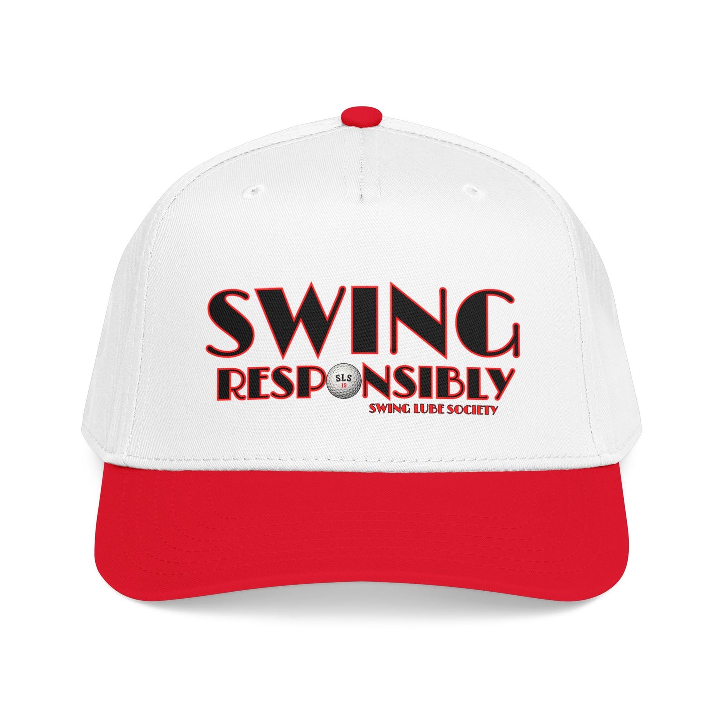 Swing Responsibly Baseball Cap — Swing Lube Society Headwear