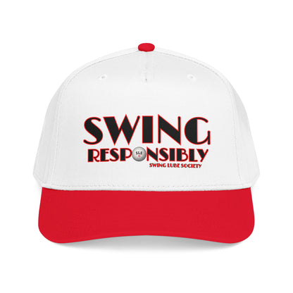 Swing Responsibly Baseball Cap — Swing Lube Society Headwear