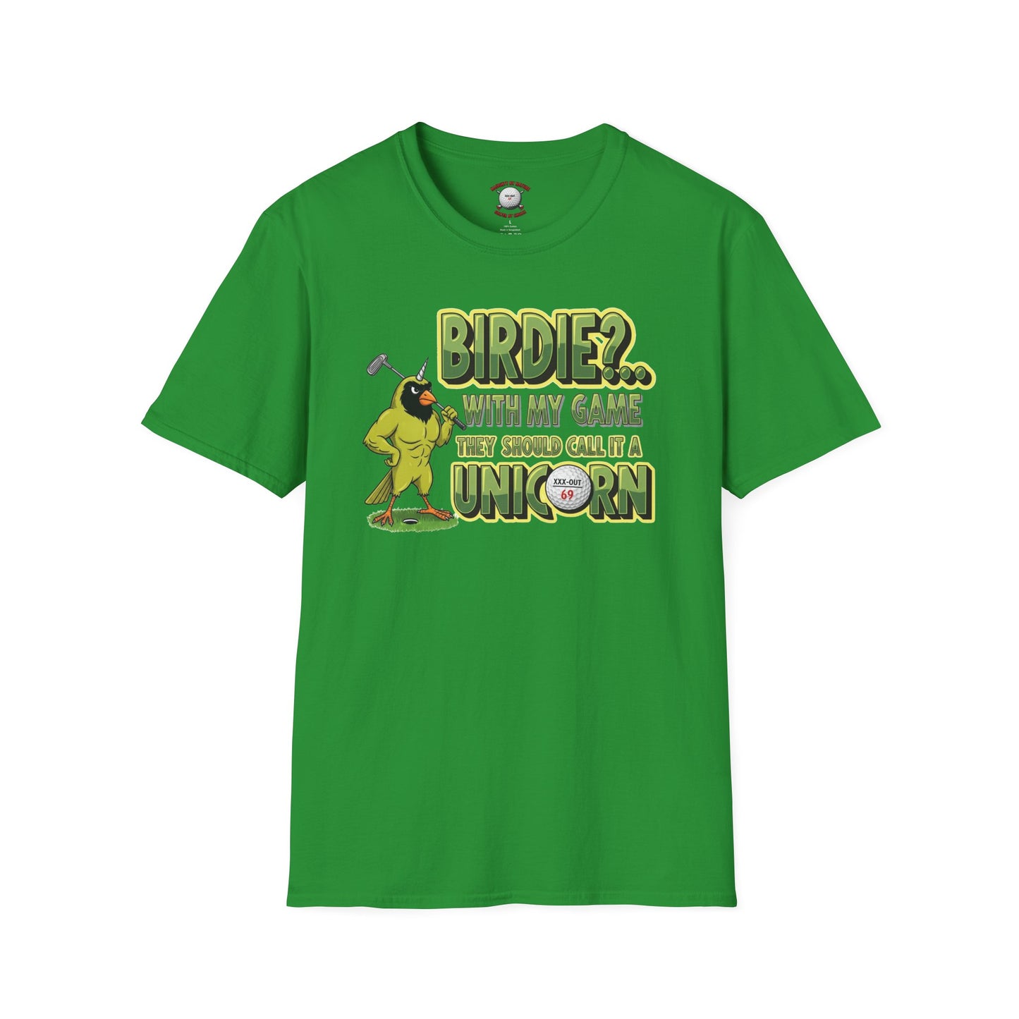 Birdie - Unicorn Golf T-Shirt - XXX-OUT Design Signature Apparel