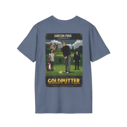 GOLDPUTTER T-Shirt - Starring JAMESON POND - Golf Noir Signature Apparel