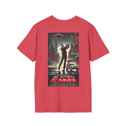 BLADED RUNNER T-Shirt - Starring HARRISON FORE- Golf Noir Signature Apparel