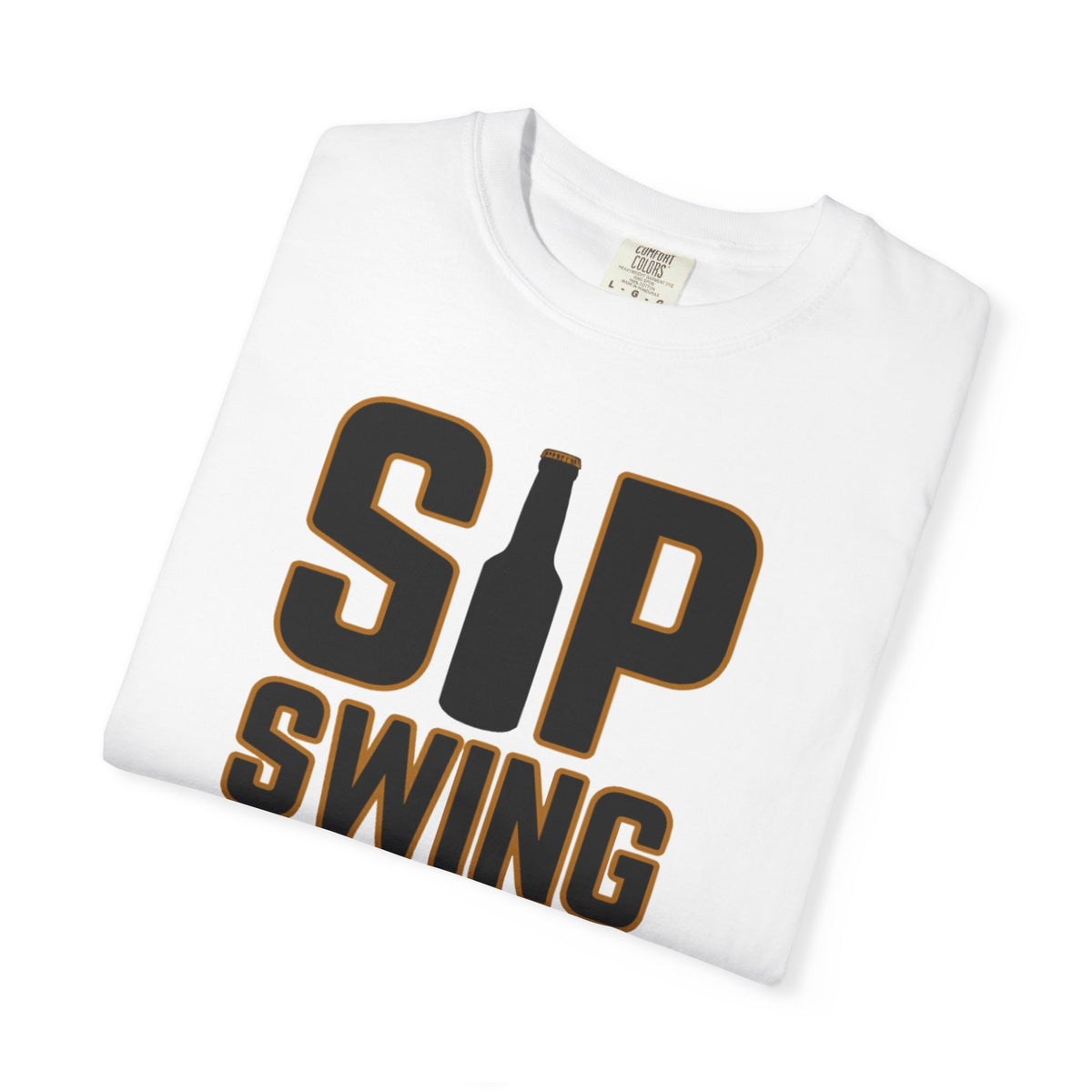 Sip Swing Swear Repeat T‑Shirt — Swing Lube Society Signature Apparel