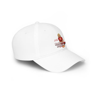 Marilyn Mulligan Hit It Till You're Happy Low Profile Baseball Cap - Golf Noir Statement Headwear