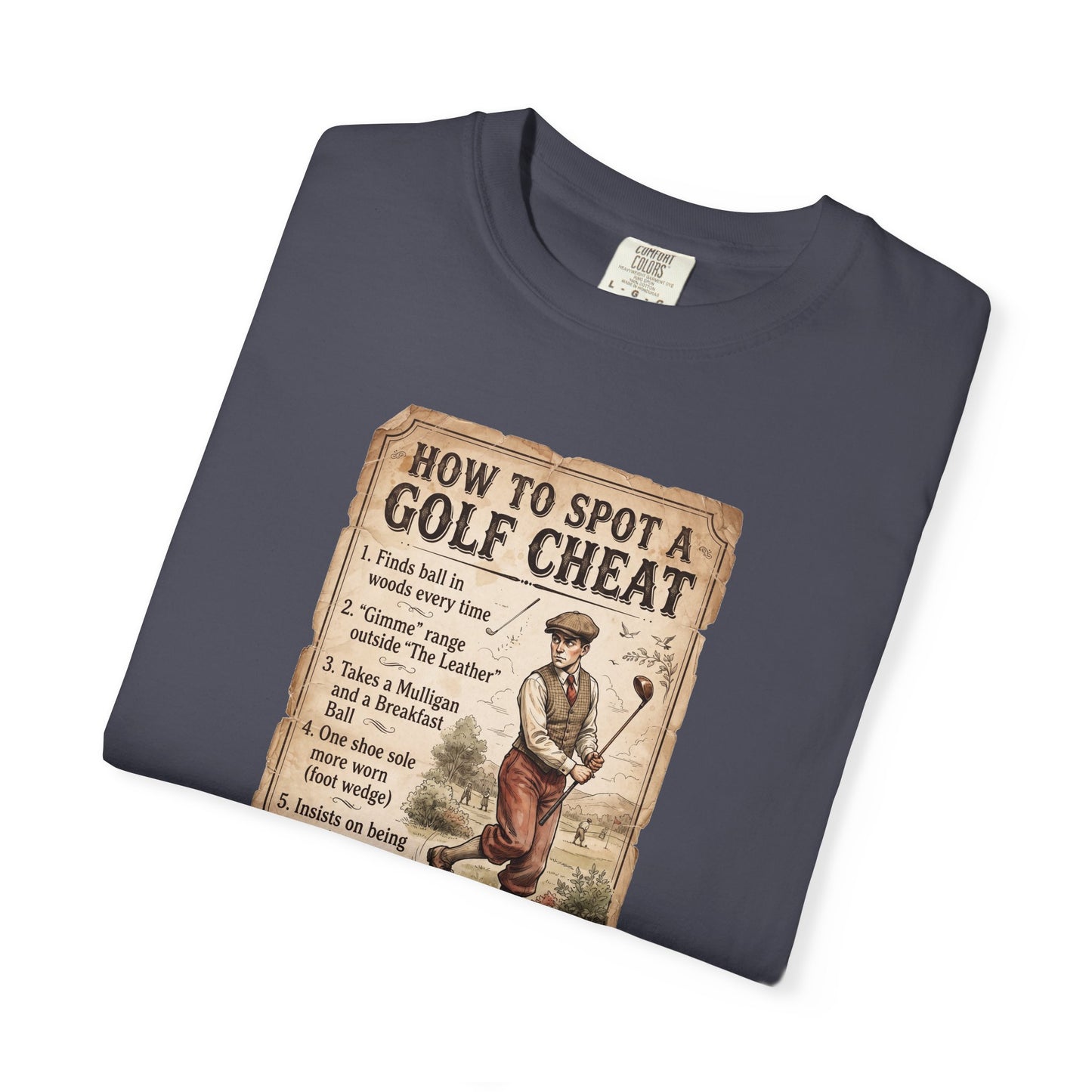 "How to Spot a Golf Cheat" Vintage Tee - The Shag Bag Apparel