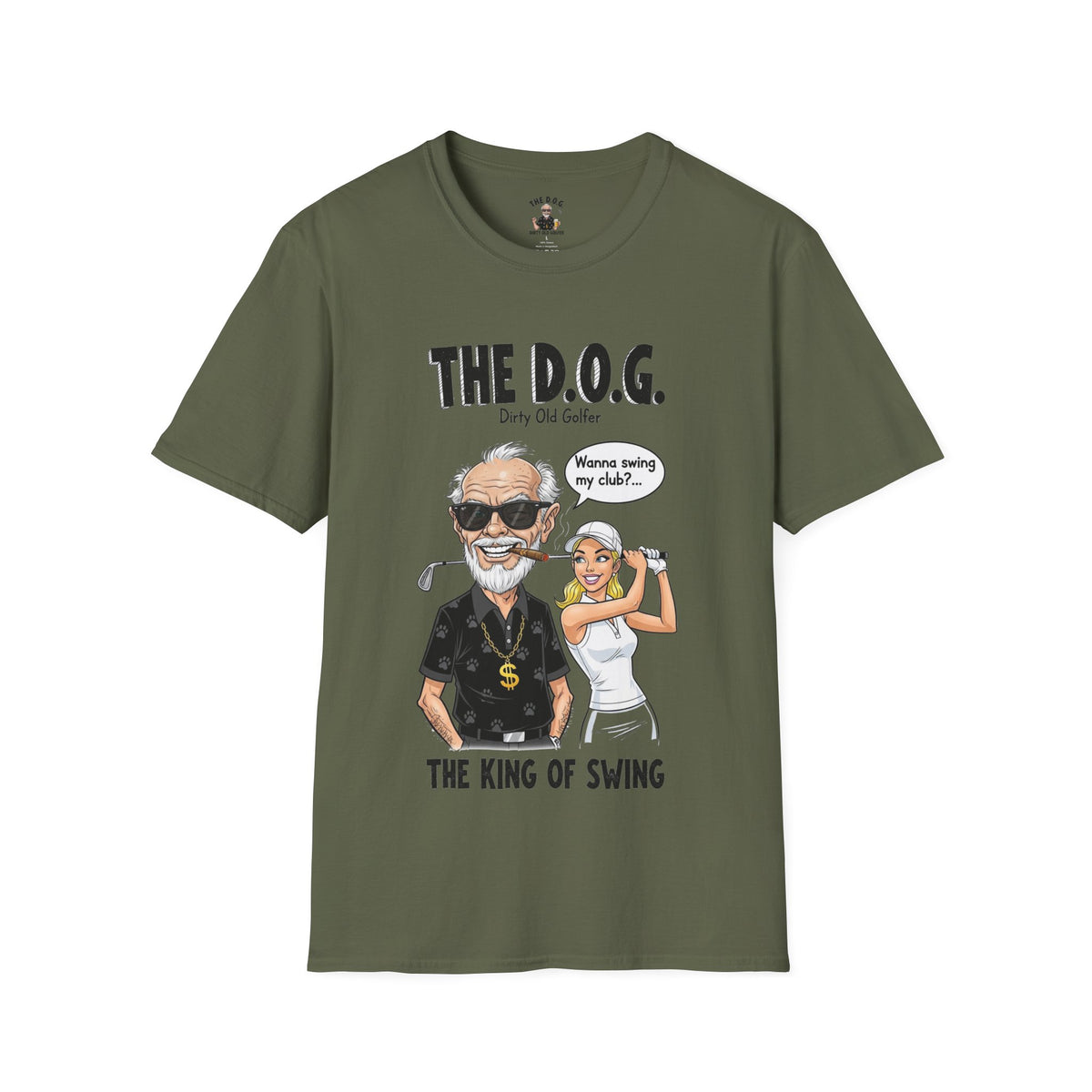The D.O.G. Golf T-Shirt — The King of Swing