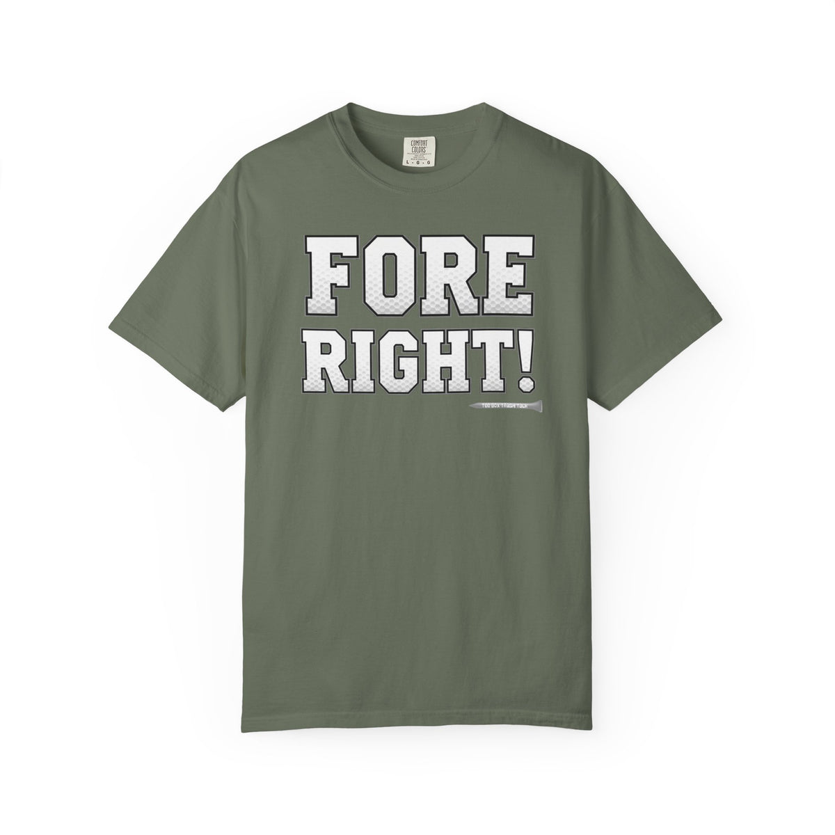 Fore Right! Golf T-Shirt — Tee Box Trash Talk Signature Apparel