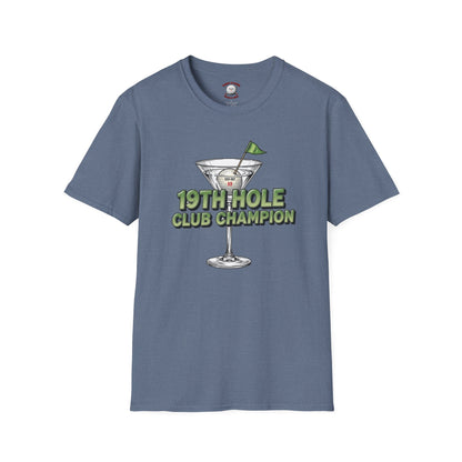 19th Hole Club Champion T-Shirt — XXX-OUT Design Signature Apparel