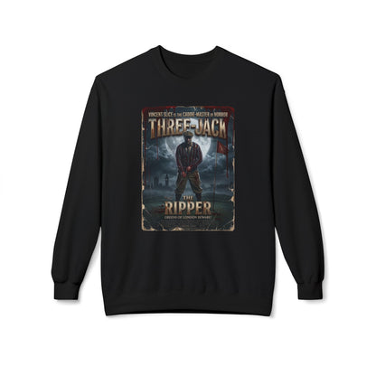 Three-Jack The Ripper Crewneck Sweatshirt - Starring Vincent Slice of GOLF NOIR apparel