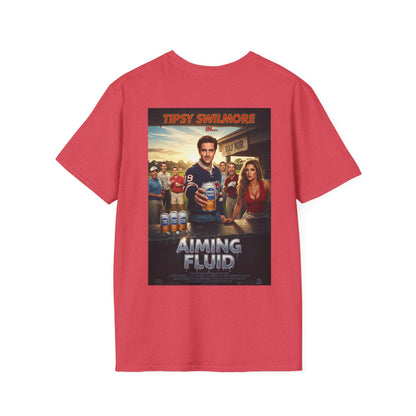 AIMING FLUID T-Shirt - Starring TIPSY SWILMORE- Golf Noir Signature Apparel