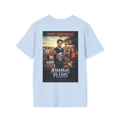 AIMING FLUID T-Shirt - Starring TIPSY SWILMORE- Golf Noir Signature Apparel