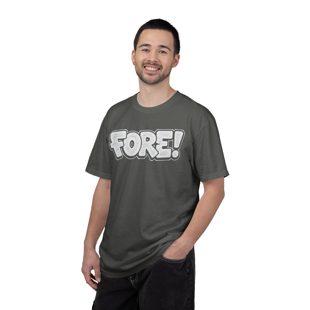 Fore! Golf Graphic T‑Shirt — Golffiti Signature Apparel