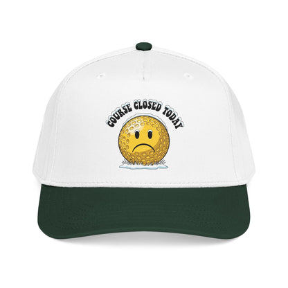 "Course Closed Today" funny golf hat - It's a Golf Day Statement Headwear