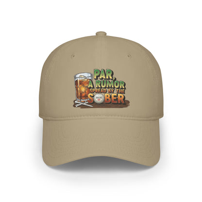 XXX-OUT Baseball Cap — "Par, A Rumor Spread by the Sober" - Statement Headwear